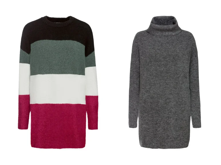 sweater dress, casual cutAvailable 