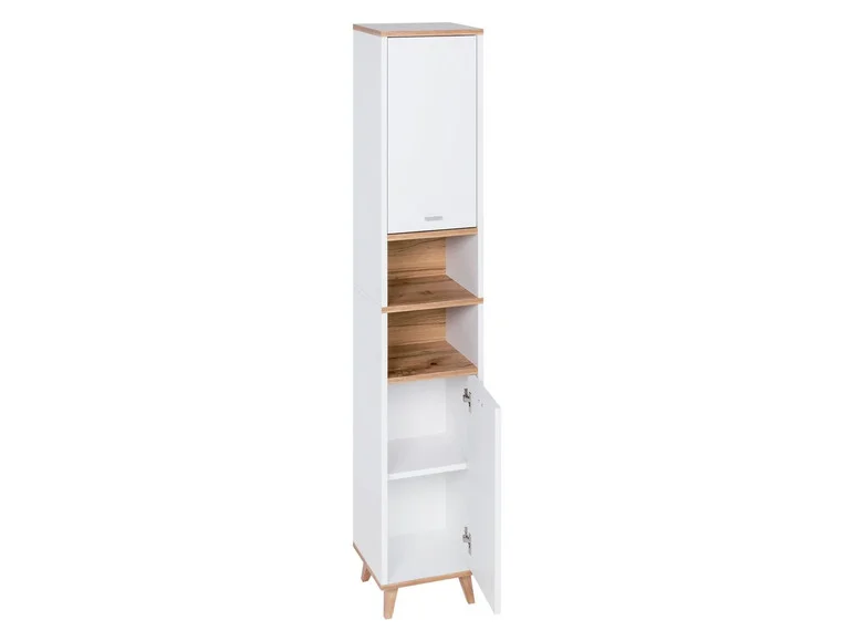 W 40 x H 117.5 x D 35 cm. Livarno Living Side Cupboard Bathroom Cabinet Midi Cabinet Scratch Resistant and Easy to Clean thanks to melamine resin coating approx Dimensions 